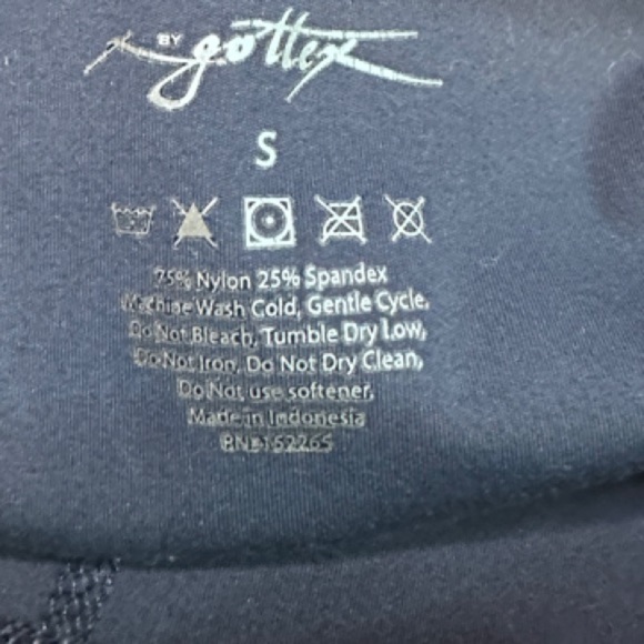 Gottex Black High-Waisted Leggings Small - Picture 4 of 5